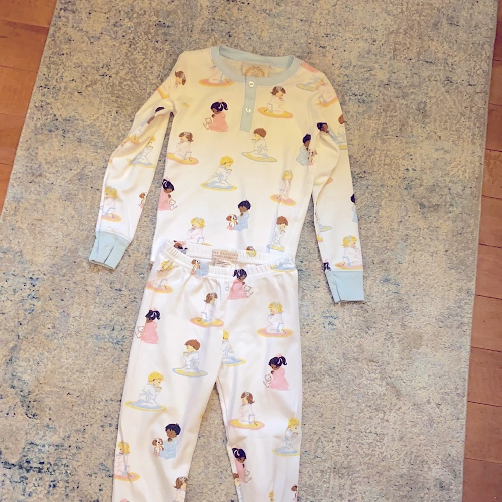 TBBC patience and prayer long johns 4t girl or boy